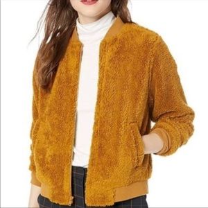 J. Crew Mercantile Teddy Bomber Jacket XL